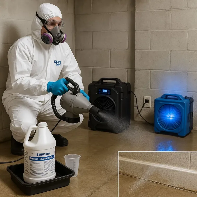 Sanitization and Odor Removal process in Bartlett, IL