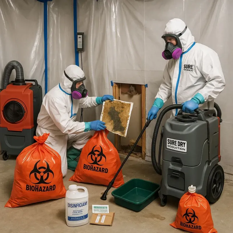 Contaminated Water Handling Protocols process in Bartlett, IL